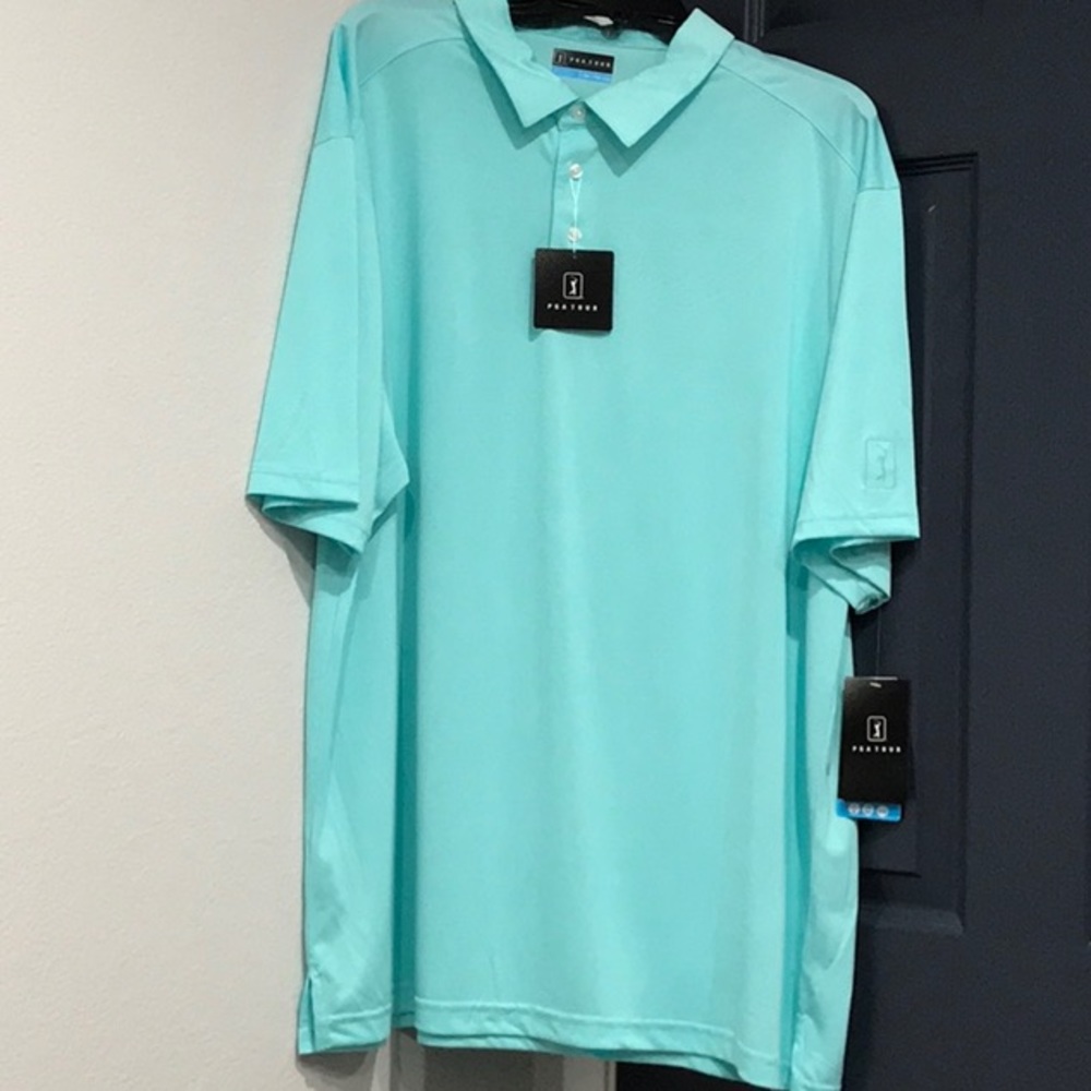 Men’s PGA Tour Stretch Stitching Shirt Sleeve